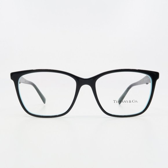 Tiffany & Co. TF 2175 8055 New Black/ Tiffany Blue Eyeglasses 54mm with box - Picture 2 of 6